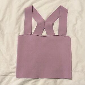 Express Lilac Knit Top